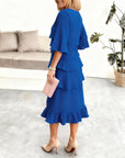 Sophie | Elegant, flowing dress with ruffles