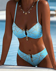 Bikini Geometric Lines Gradient