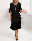 Patricia | Elegant Comfort Ruffle Dress
