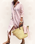 Olivia | Women Timeless Striped Summer Shirt Dress