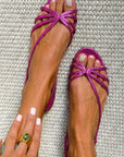 Metallic Strappy Sandals