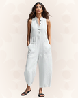 Martha | Elegant Sleeveless Jumpsuit