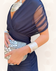 Karen | Long Floral Dress with V-Neck