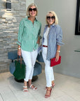 Jasmine | Women’s Classic Striped Button Shirt