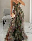 Sarah | Long dress with charming floral print