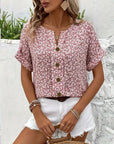 Wolena | Wildflower Notch Blouse