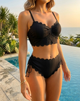 Solid Bikini with Ties
