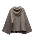 Chloe | Women Elegant Draped Cape Coat