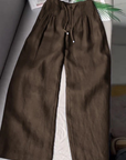 Hadley | Wide Pants in Cotton and Linen Blend