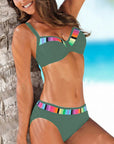 Split Bikini with Gradient Color
