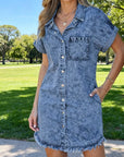 Kaelia | Denim Shirt Dress