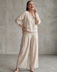 River | Layered Top Wide Leg Set