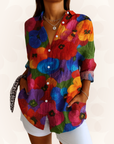Delaney | Colorful Pattern Blouse