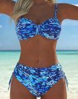 Elina | Abstract Print Thin Straps Bikini