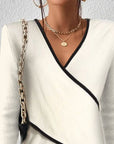 Olivia | Women V Neck Wrap Style Sweater