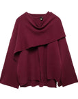 Chloe | Women Elegant Draped Cape Coat