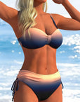 Bikini Gradient Pattern with Cord