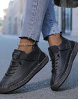 Gisela - Comfortable orthopedic shoes with leather effect