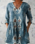 Everly | Long Blouse with V-Neck