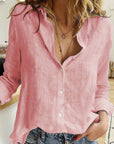Julia | Women Elianna Button Blouse Timeless Style