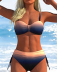 Bikini Gradient Pattern with Cord