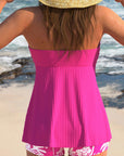 Bella | Ruffled Halter Tankini Swim Set
