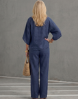 Amity | Button Front Relaxed Tunic Trouser Set