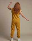 Lark | Zip Front Stripe Panel Jumpsuit