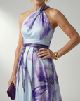 Amiel | Light Floral Maxi Dress
