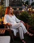 Onyx | Loose Tunic Top Wide Leg Pant Set