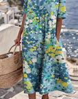 Scarlett | Light, loose midi dress with floral print