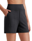 Rachel | High Waist Comfortable Shorts