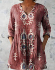 Everly | Long Blouse with V-Neck