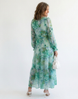 Althea | Long Sleeve Floral Maxi Dress