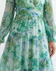 Althea | Long Sleeve Floral Maxi Dress