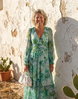 Althea | Long Sleeve Floral Maxi Dress