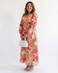 Althea | Long Sleeve Floral Maxi Dress