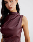 Ella | Women’s Summer Sleeveless Chic High Neck Top