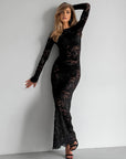 Eleanor | Women’s Summer Semi Sheer Slim Maxi Dress