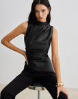 Ella | Women’s Summer Sleeveless Chic High Neck Top