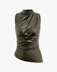 Ella | Women’s Summer Sleeveless Chic High Neck Top