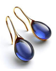 Chic Hanging Earrings with Crystals