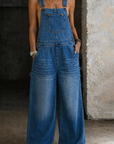 Harper | Elastic Waist Denim Jumpsuit