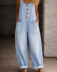 Sadie | Vintage Washed Denim Overalls