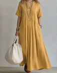 Magnolia | Elegant Flowing Pleated Dress