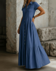 Mandy | Long Denim Dress
