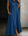 Liora | Plus Size Denim Dress