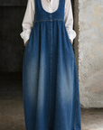 Veronica | Loose Denim Vest Dress