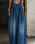Veronica | Loose Denim Vest Dress