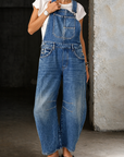 Lauren | Barrel Denim Overalls